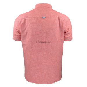 D555 S/S Linen Shirt - Hazelwood 2 (101513) - Salmon 3
