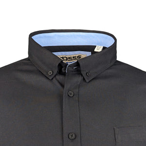 D555 S/S Oxford Shirt - James - Black 2