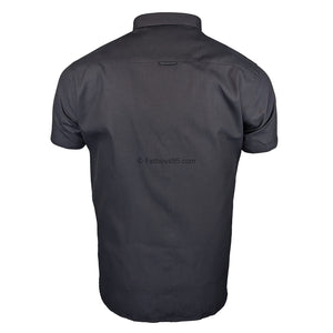 D555 S/S Oxford Shirt - James - Black 4