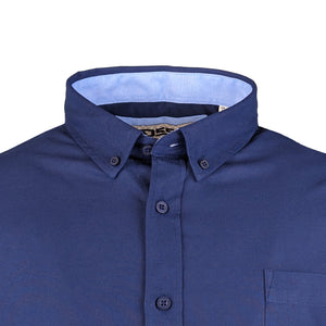 D555 S/S Oxford Shirt - James - Navy 2