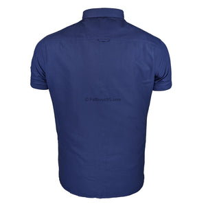D555 S/S Oxford Shirt - James - Navy 4