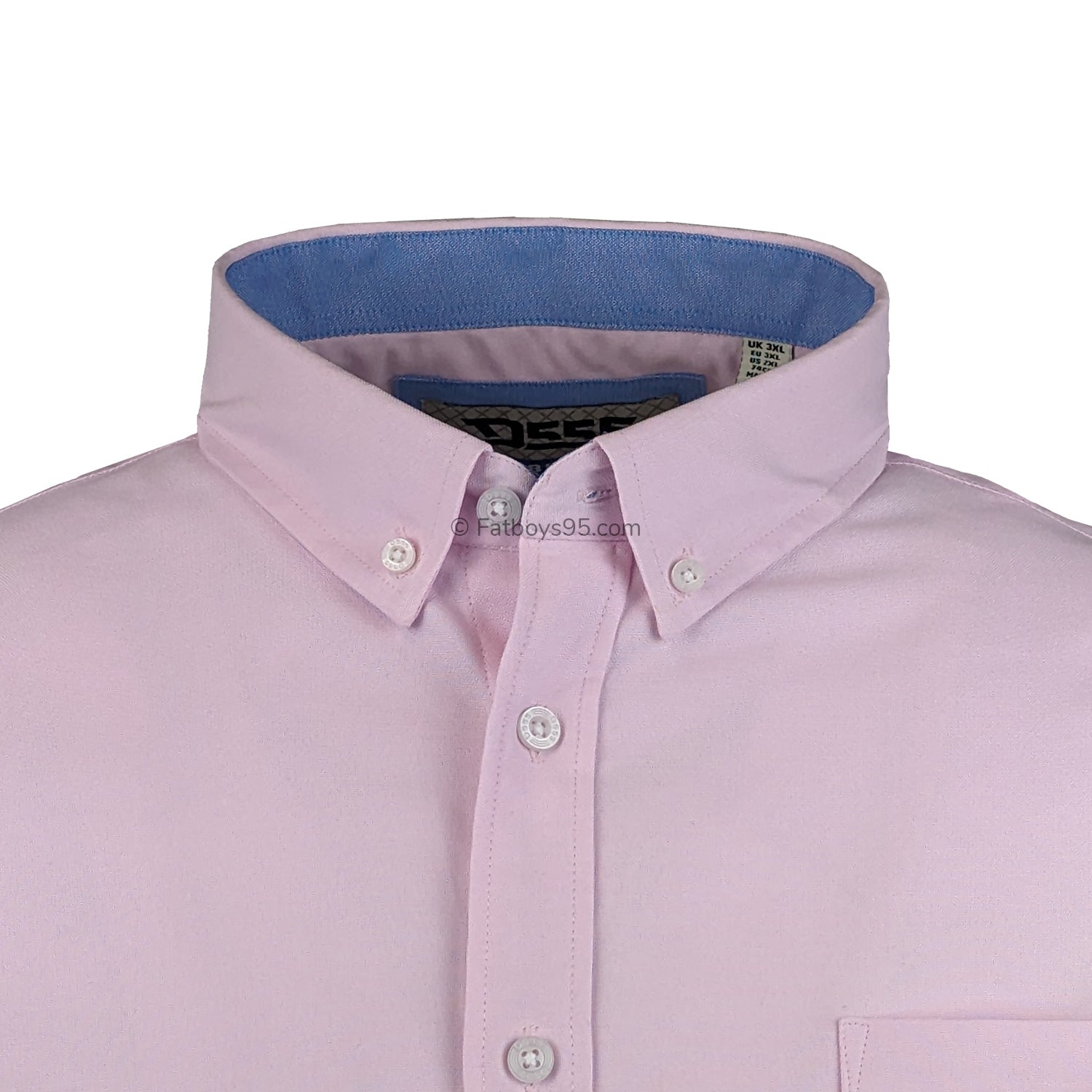 D555 S/S Oxford Shirt - James - Pink 2