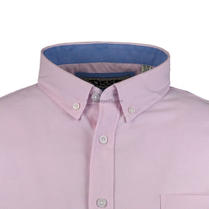 D555 S/S Oxford Shirt - James - Pink 2