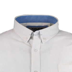 D555 S/S Oxford Shirt - James - White 2
