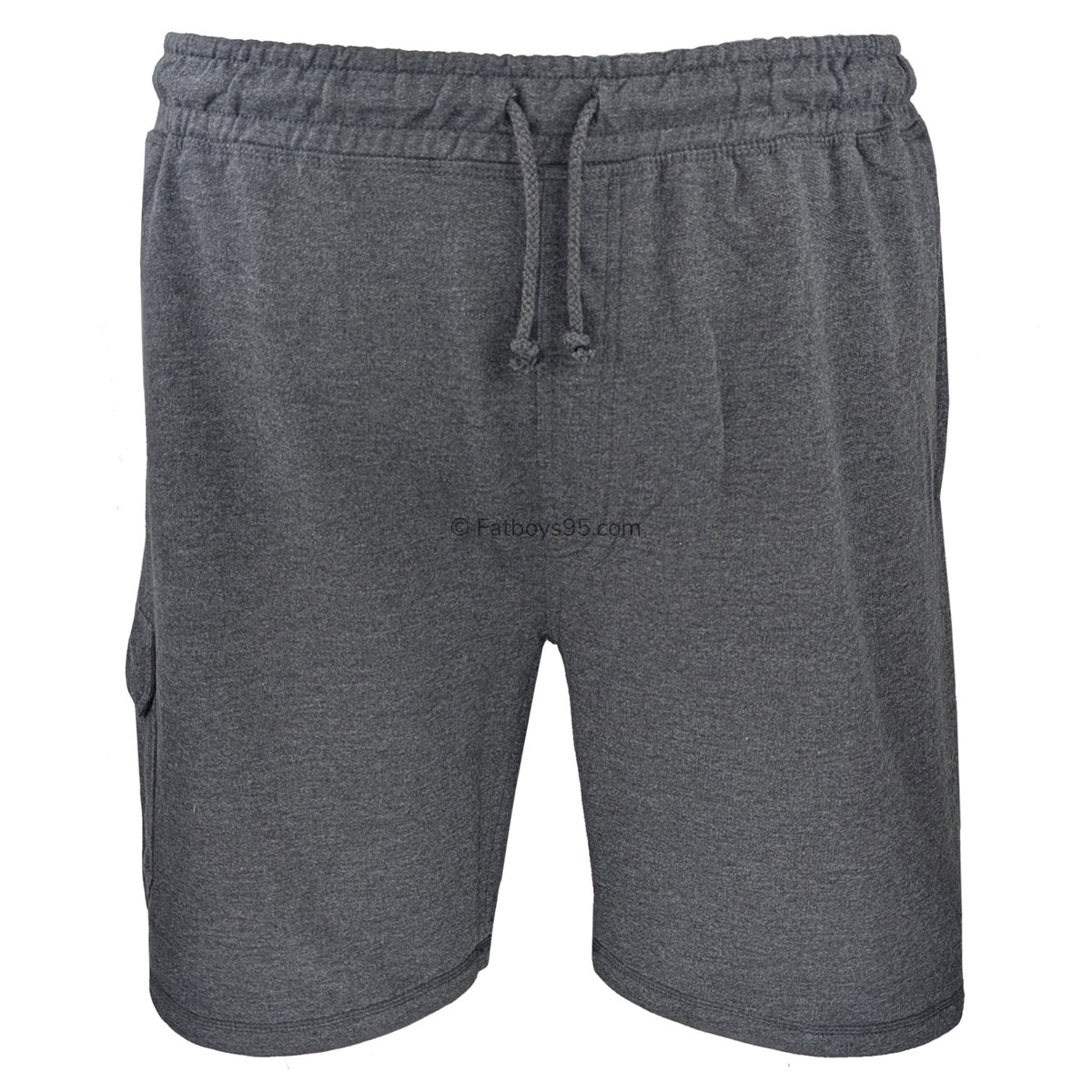 D555 Jersey Cargo Shorts - John (KS2030) - Grey Marl 1