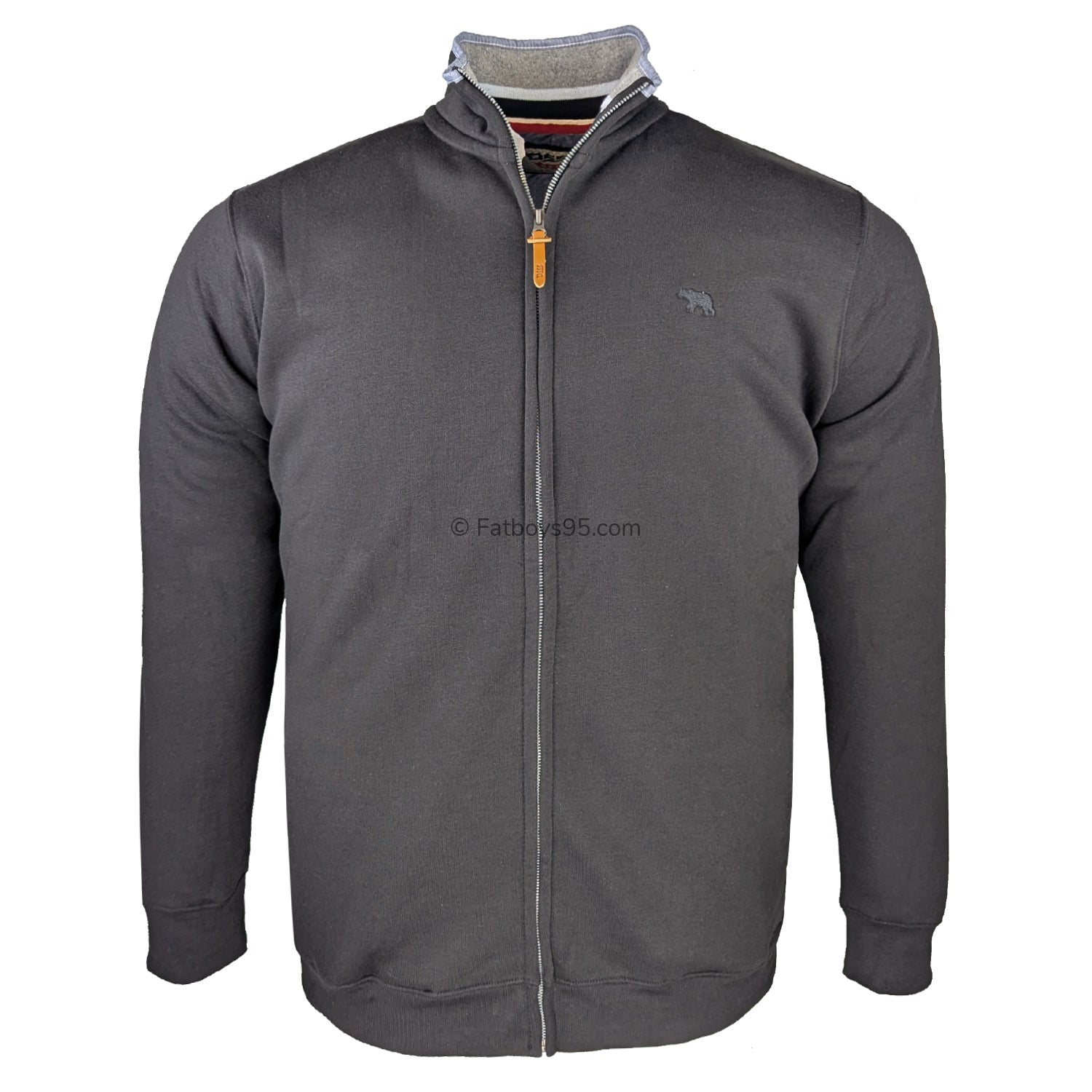 D555 Full Zip Sweatshirt - Johnson (621804) - Black 1