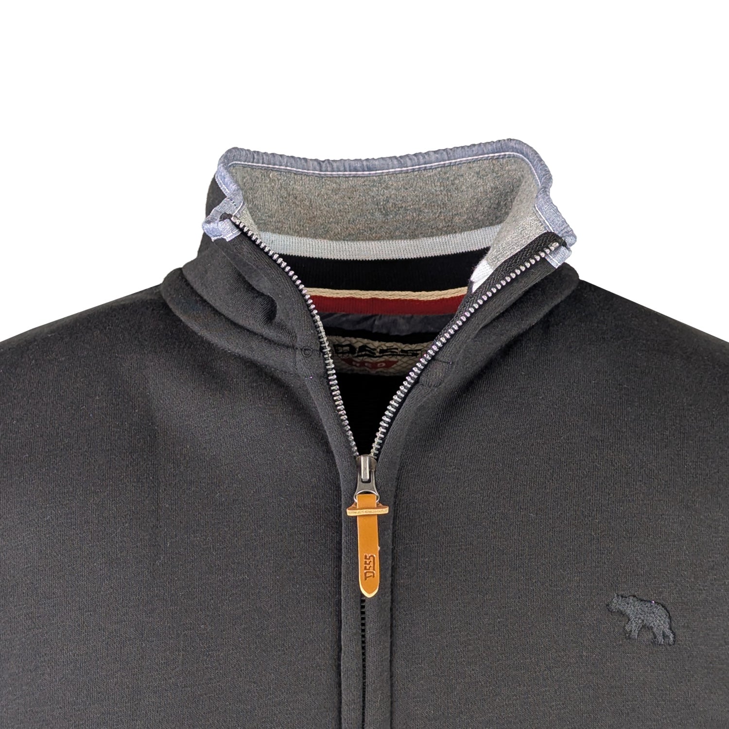 D555 Full Zip Sweatshirt - Johnson (621804) - Black 2