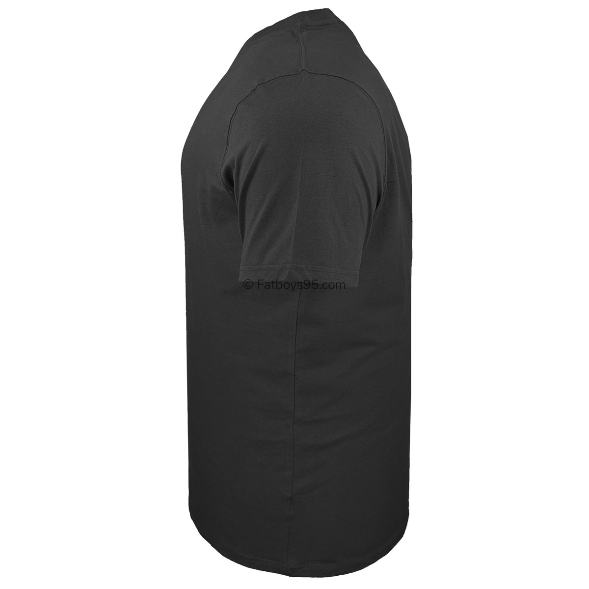 D555 Plain Round Neck T-Shirt - KS16581 - Flyers - Black 4