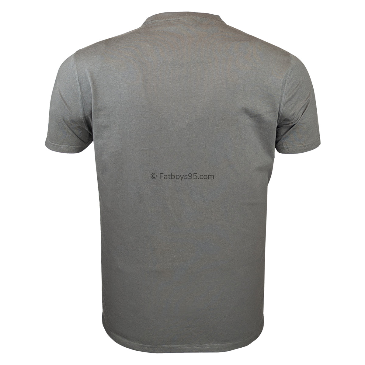 D555 Plain Round Neck T-Shirt - KS16581 - Khaki 3