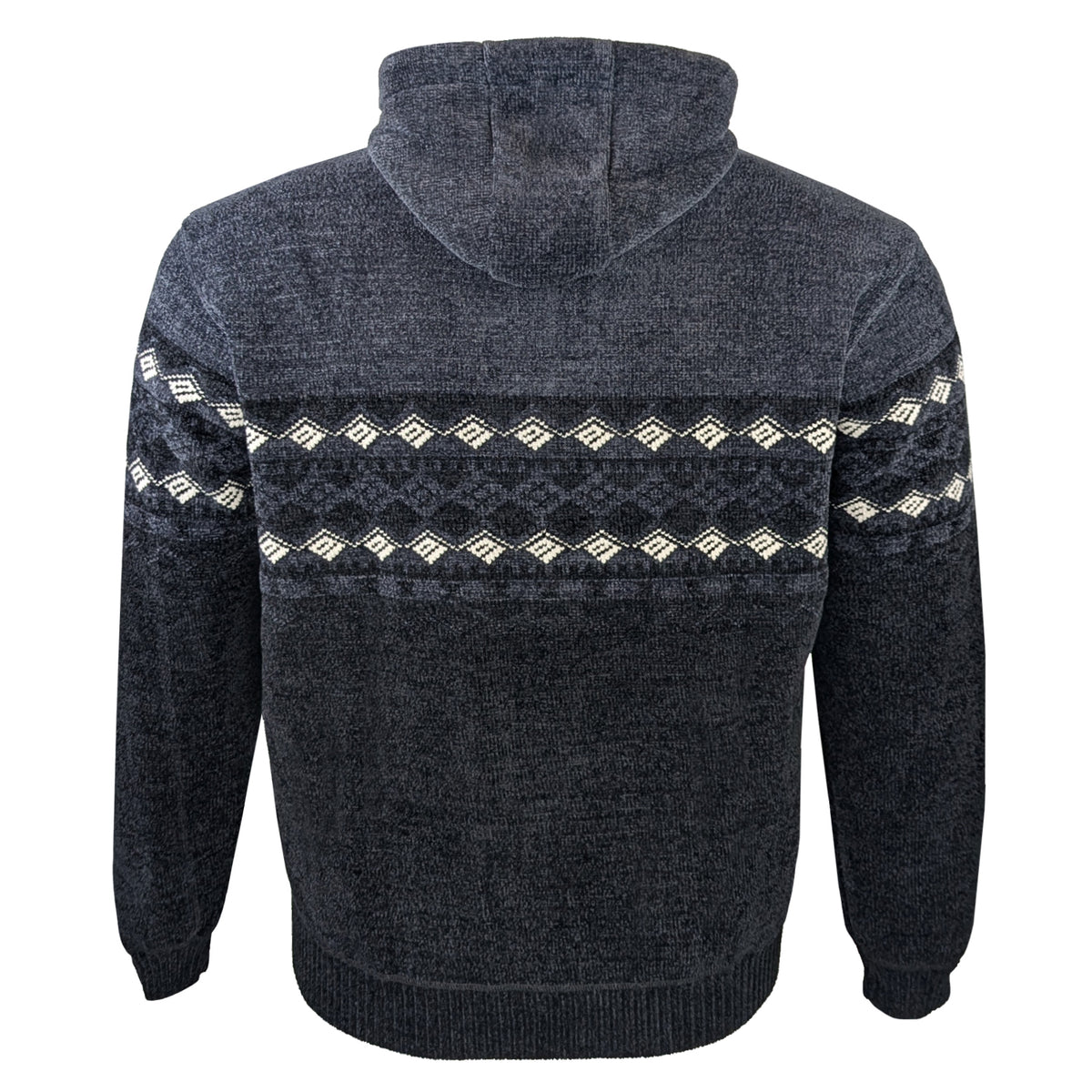 D555 Knitted Full Zip Hoody - Lance (802008) - Black 3