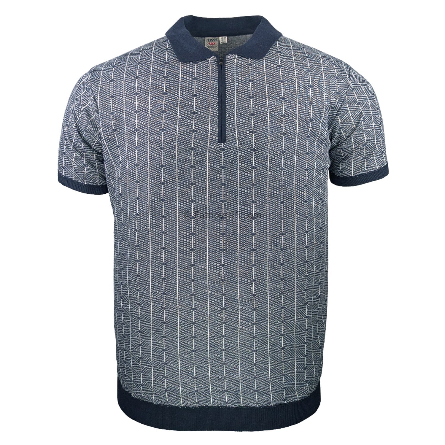 D555 1/4 Zip Polo - Perry (611910) - Navy 1