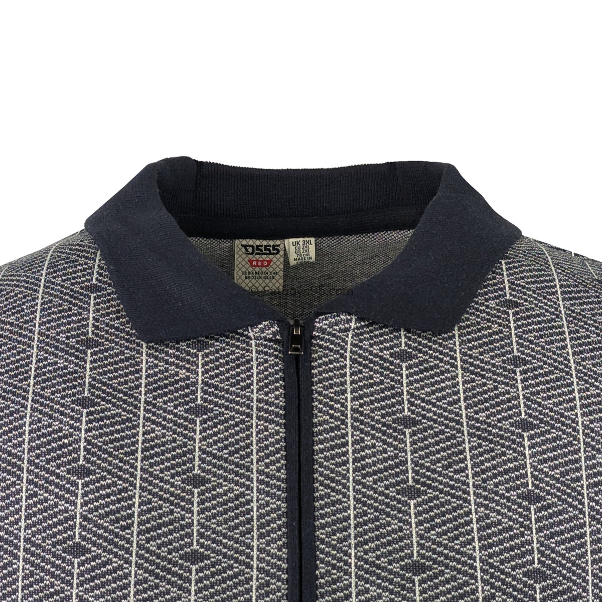 D555 1/4 Zip Polo - Perry (611910) - Navy 2