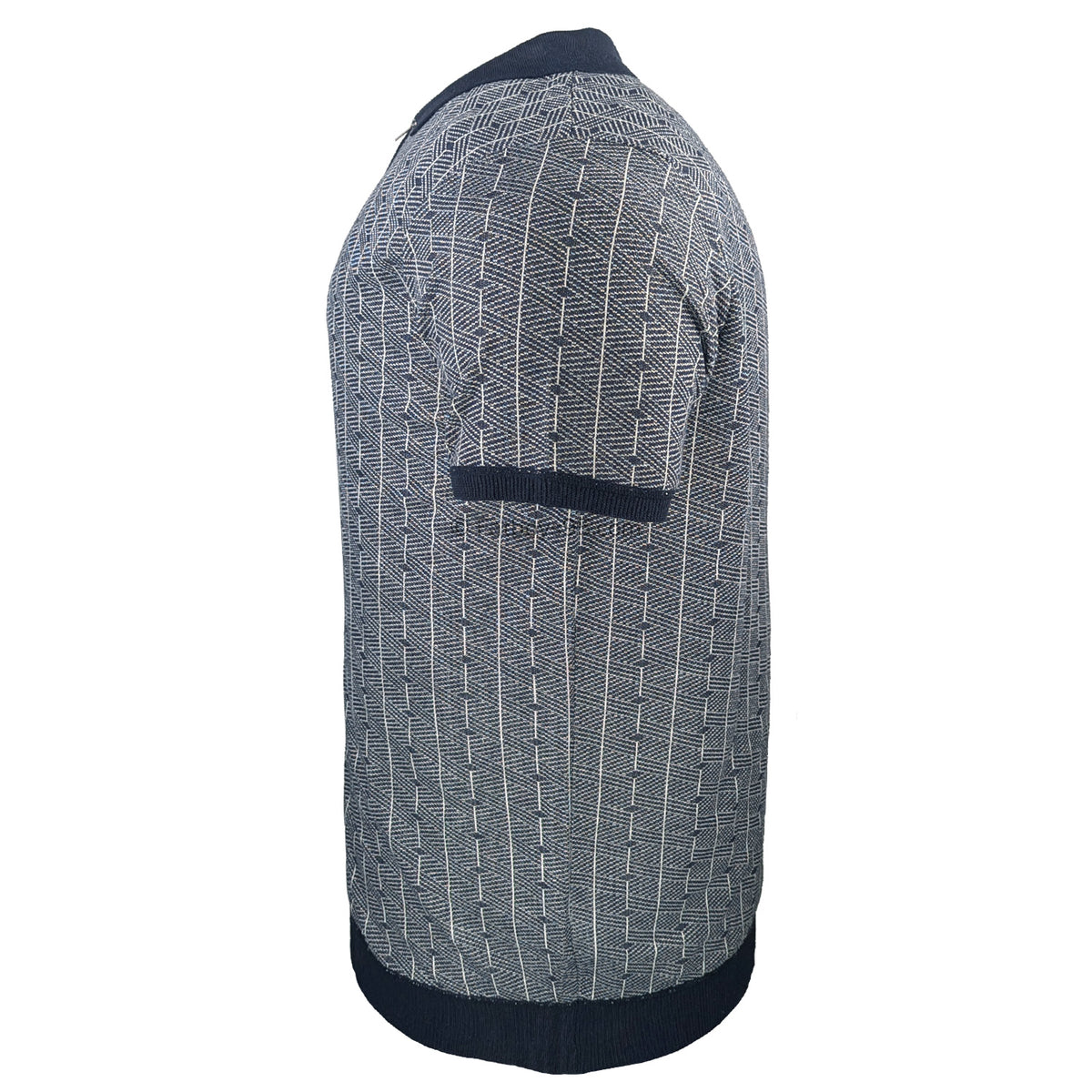 D555 1/4 Zip Polo - Perry (611910) - Navy 4