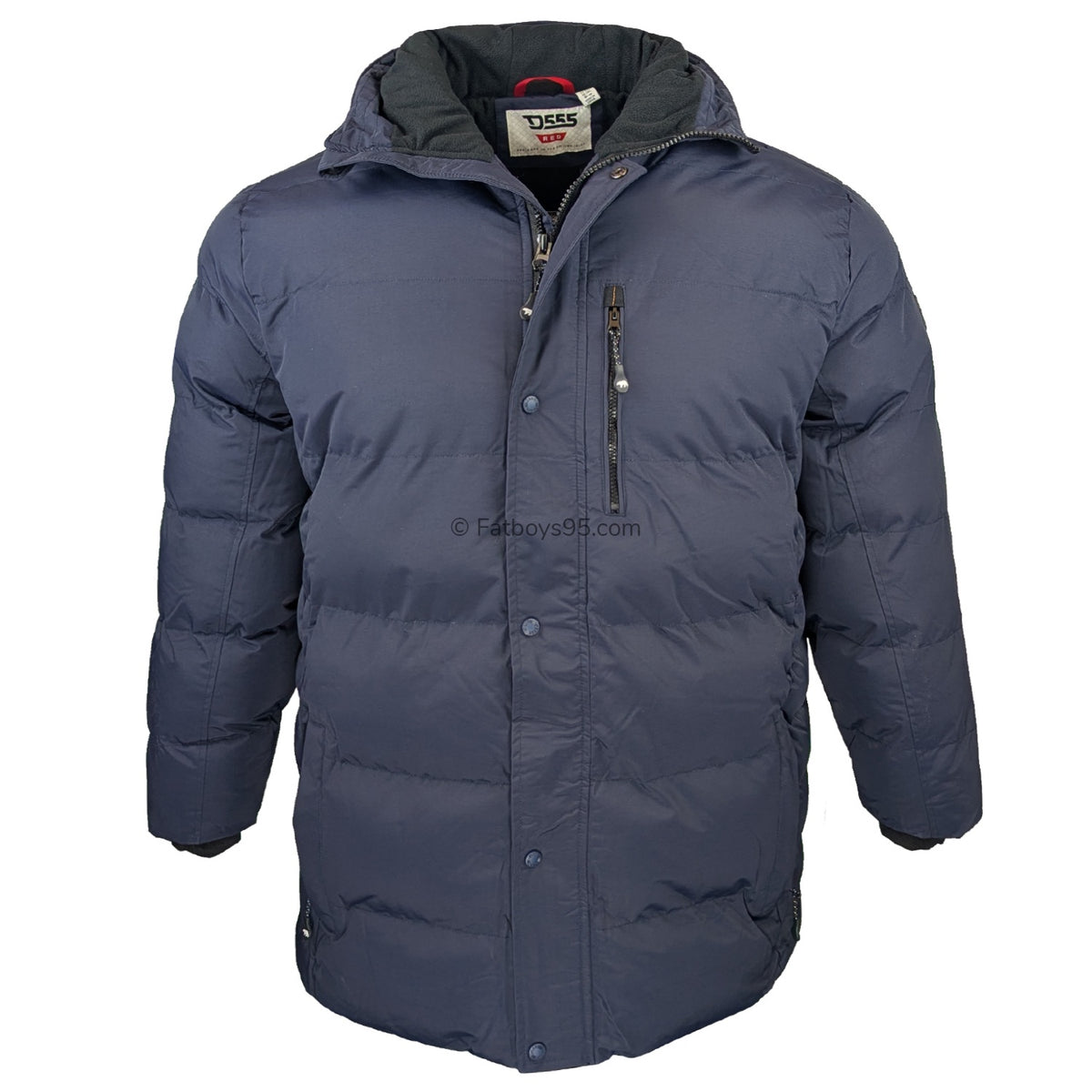 D555 Quilted Padded Jacket - Tanner (302010) - Navy 1
