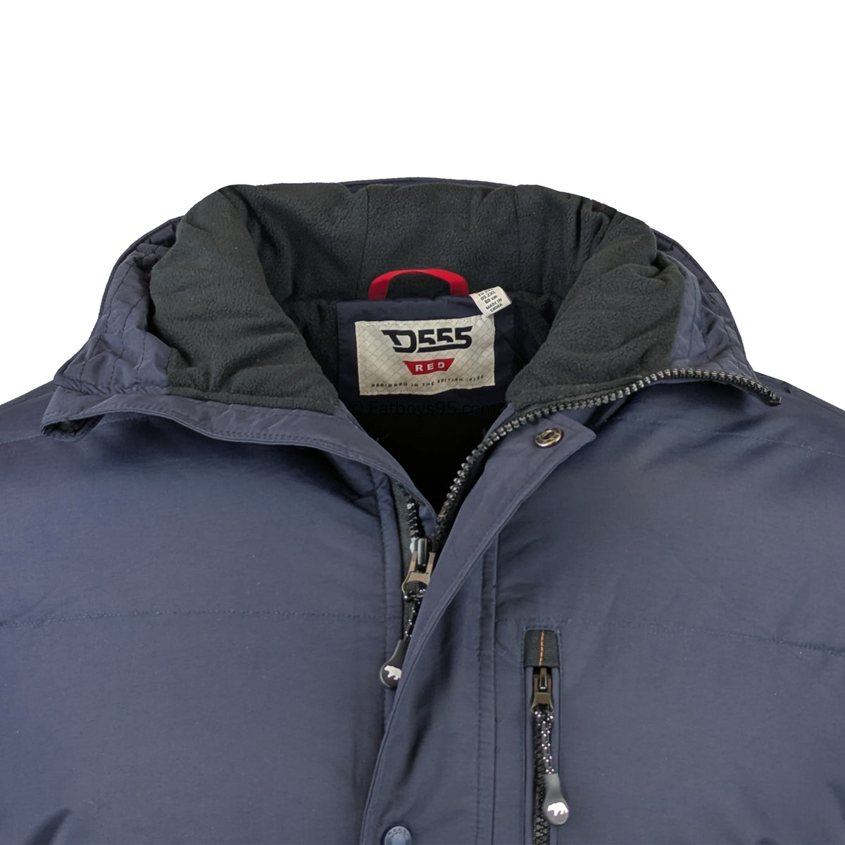 D555 Quilted Padded Jacket - Tanner (302010) - Navy 2