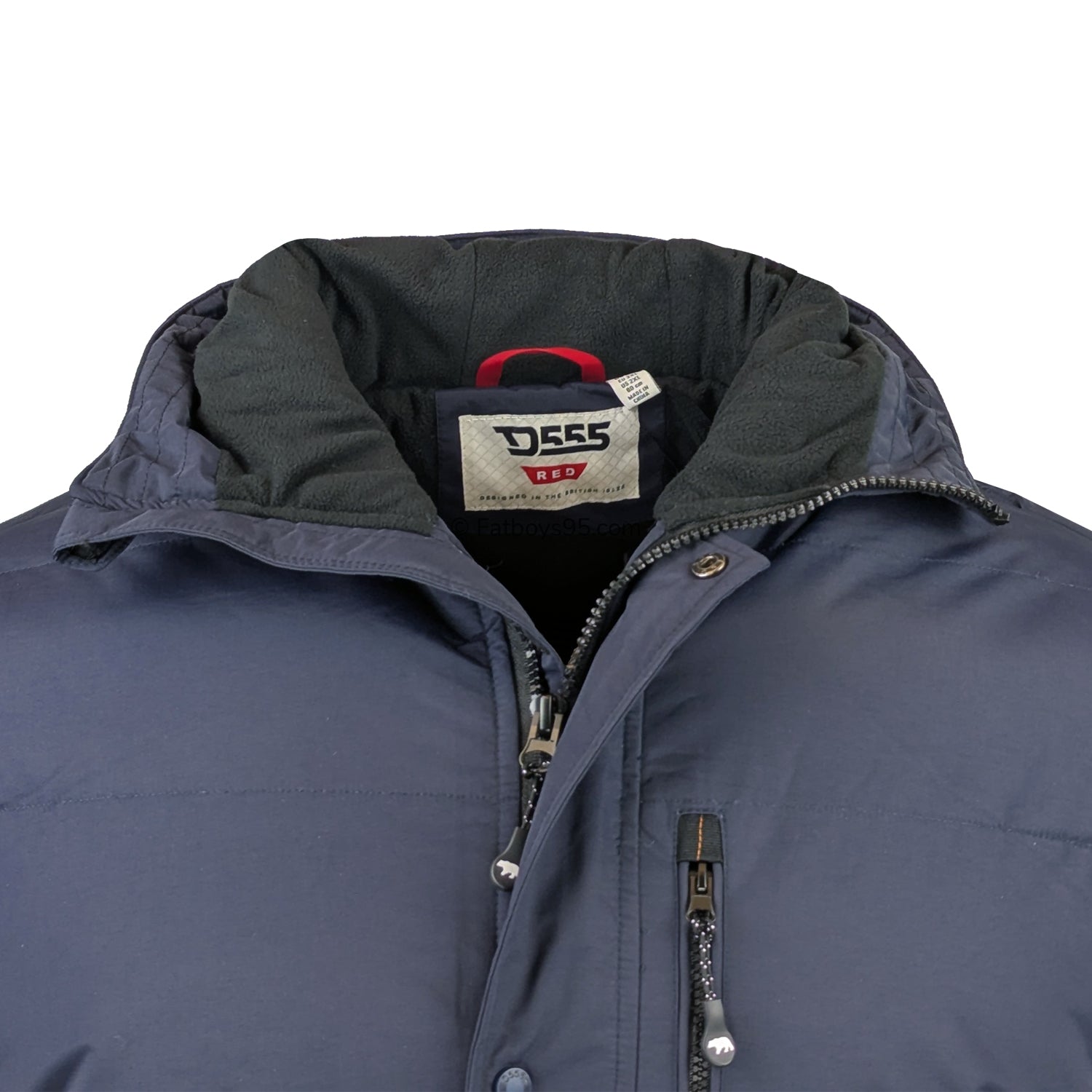 D555 Quilted Padded Jacket - Tanner (302010) - Navy 2