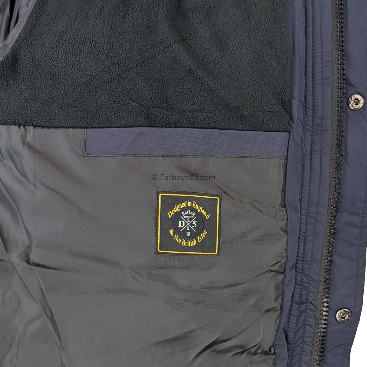 D555 Quilted Padded Jacket - Tanner (302010) - Navy 6