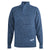 D555 Quarter Button / Zip Sweater - Wilmington - Blue Marl 1