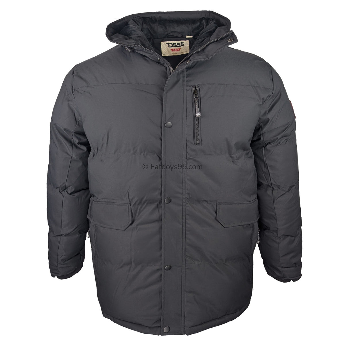 D555 Quilted Padded Jacket - Wolverhampton (301803) - Black 1