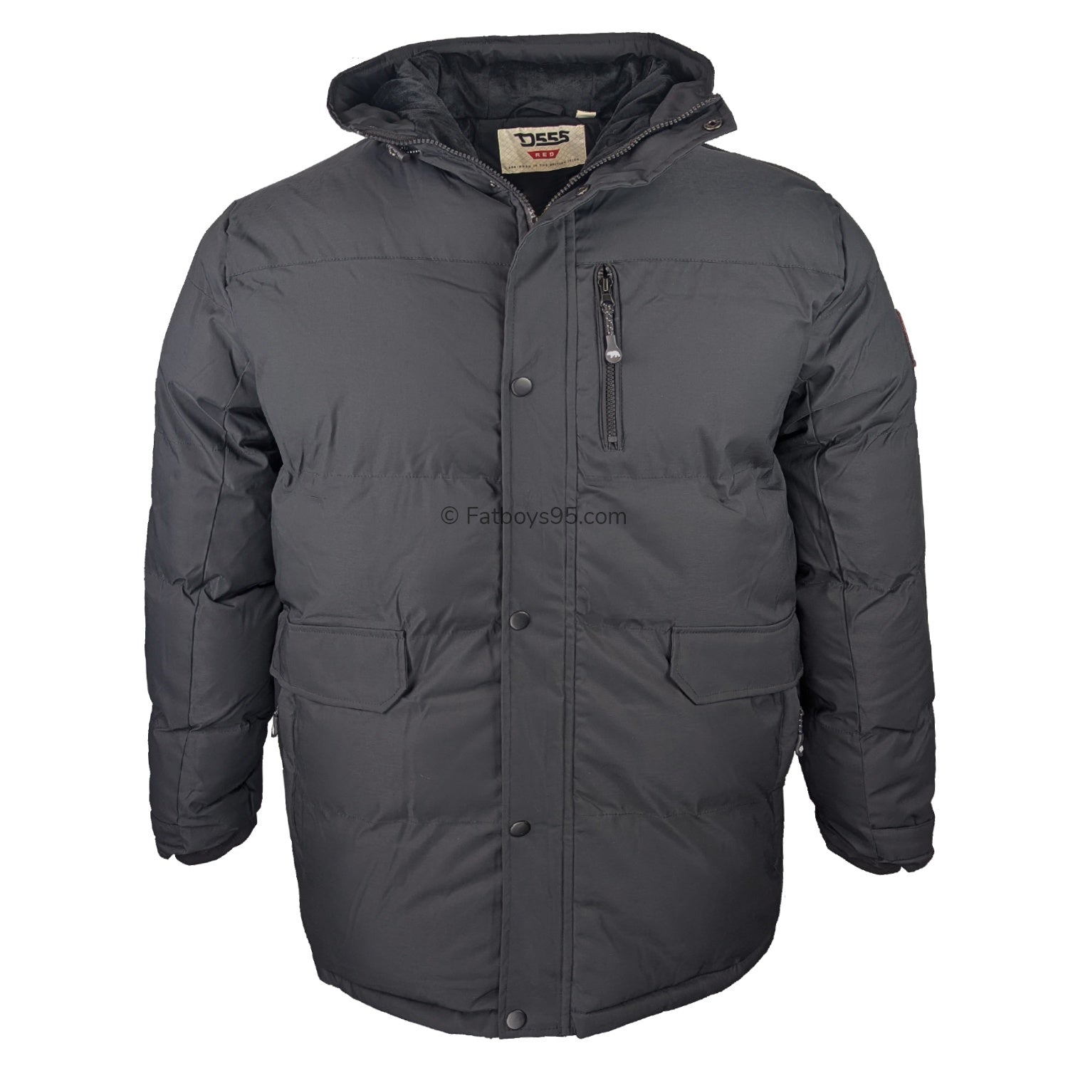 D555 Quilted Padded Jacket - Wolverhampton (301803) - Black 1