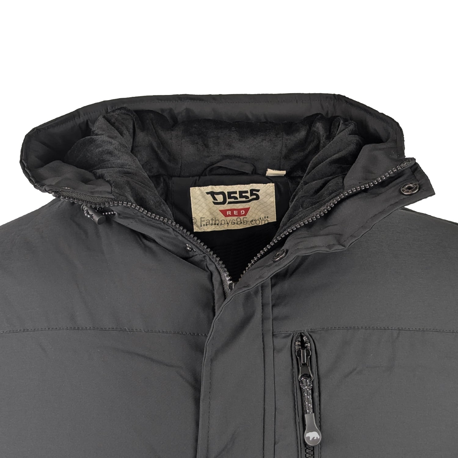 D555 Quilted Padded Jacket - Wolverhampton (301803) - Black 2