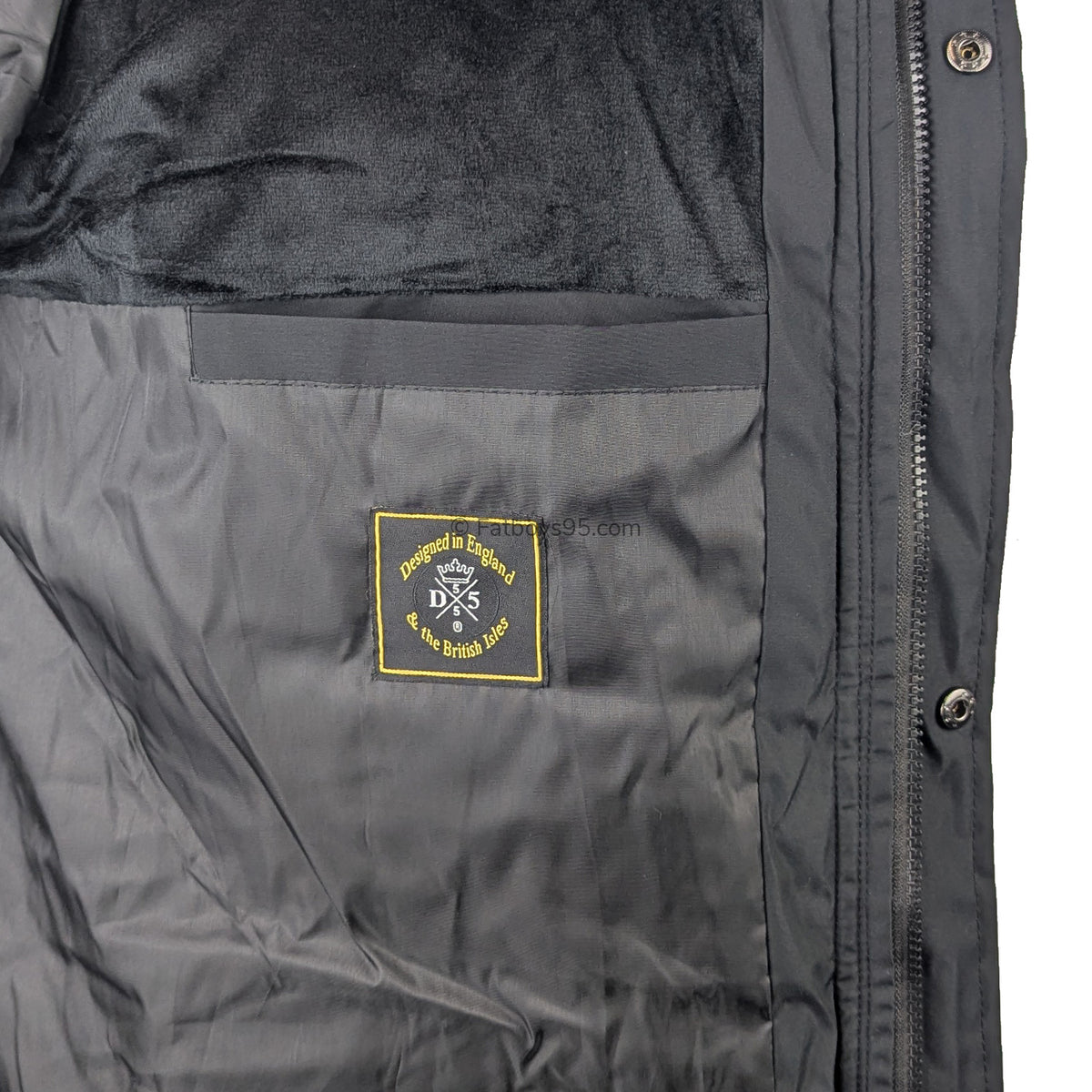 D555 Quilted Padded Jacket - Wolverhampton (301803) - Black 6