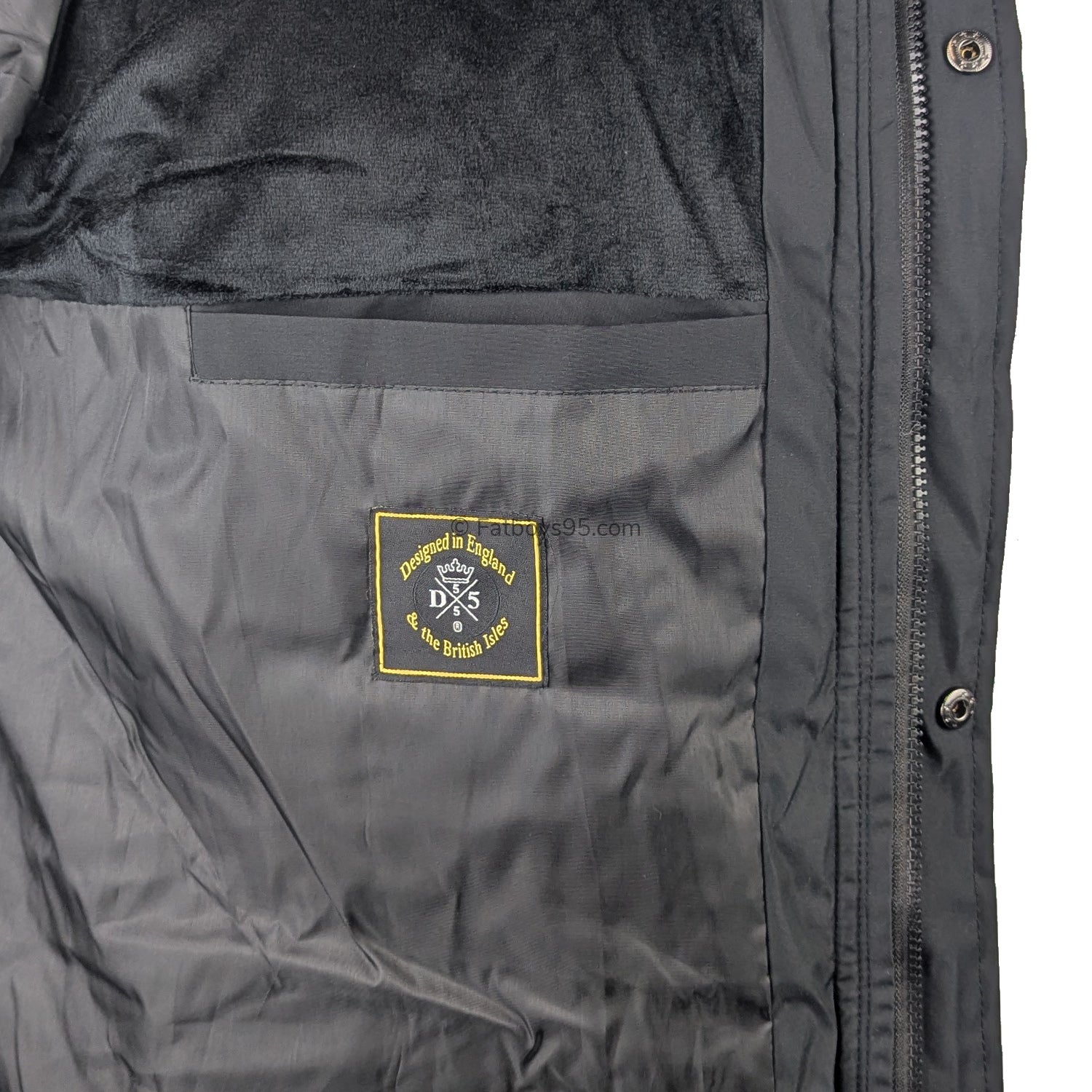 D555 Quilted Padded Jacket - Wolverhampton (301803) - Black 6