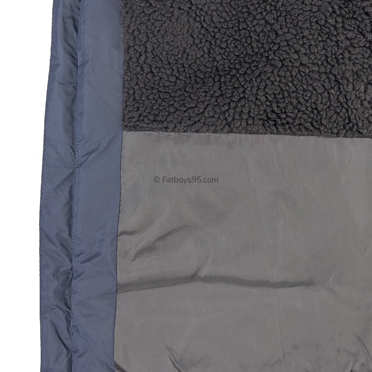 D555 Padded Jacket with Sherpa Lining - Workington (301809) - Navy 10