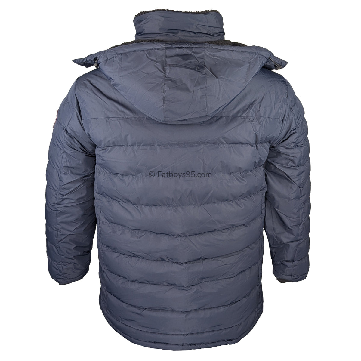 D555 Padded Jacket with Sherpa Lining - Workington (301809) - Navy 5