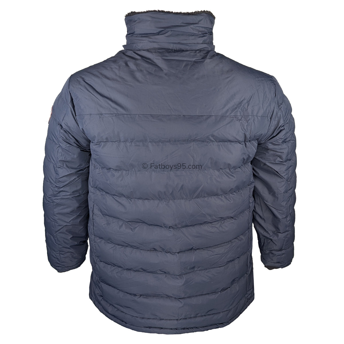 D555 Padded Jacket with Sherpa Lining - Workington (301809) - Navy 6