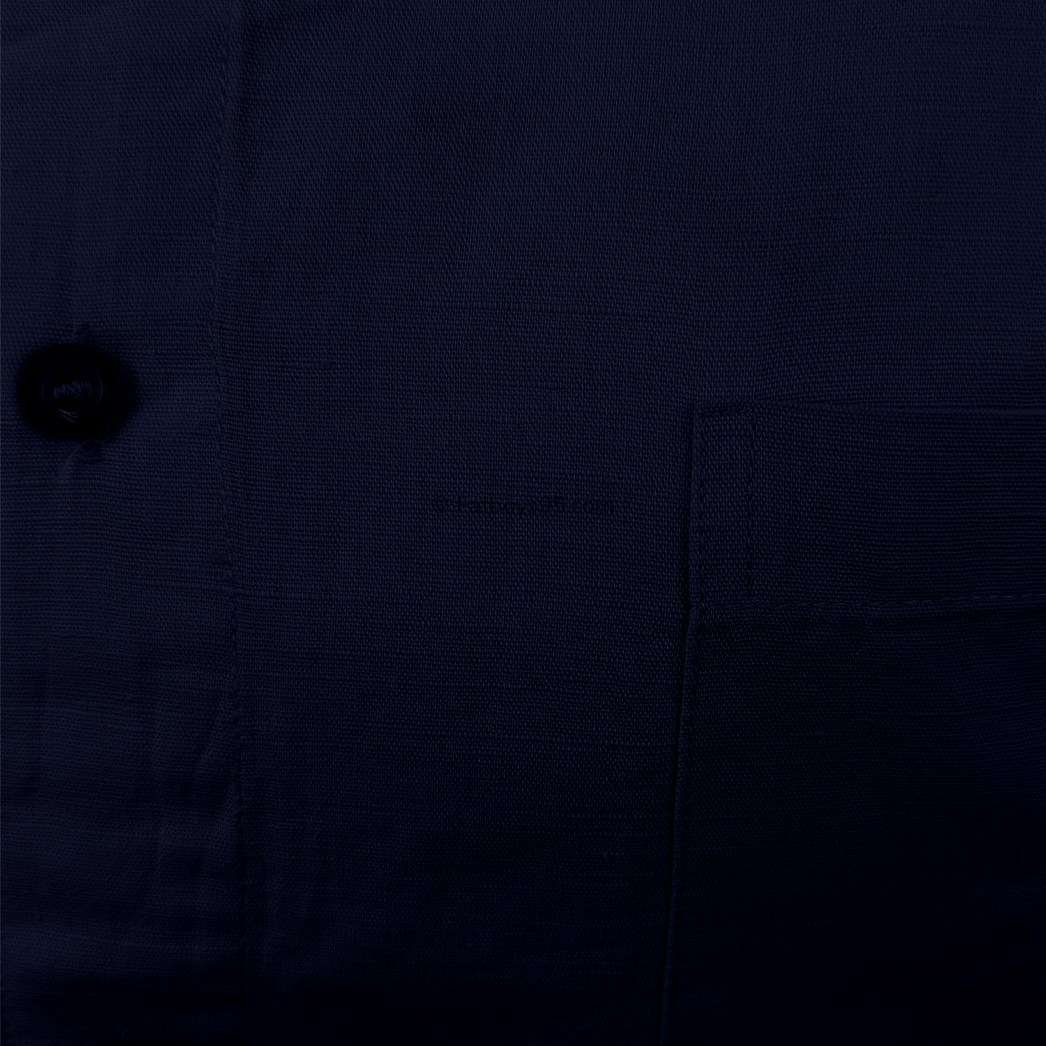 Ed Baxter Linen S/S Shirt - EB155 - Navy 2