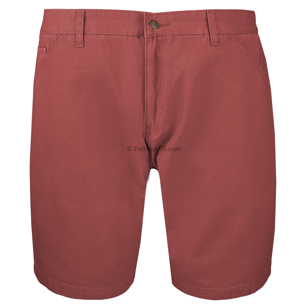 Ed Baxter Canvas Shorts - EB317 - Jose - Henna 1