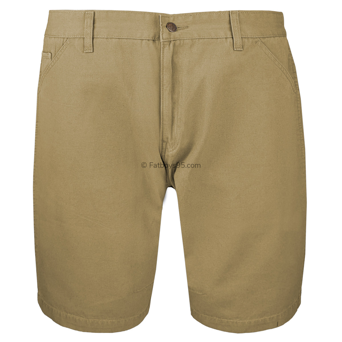 Ed Baxter Canvas Shorts - EB317 - Jose - Taupe 1