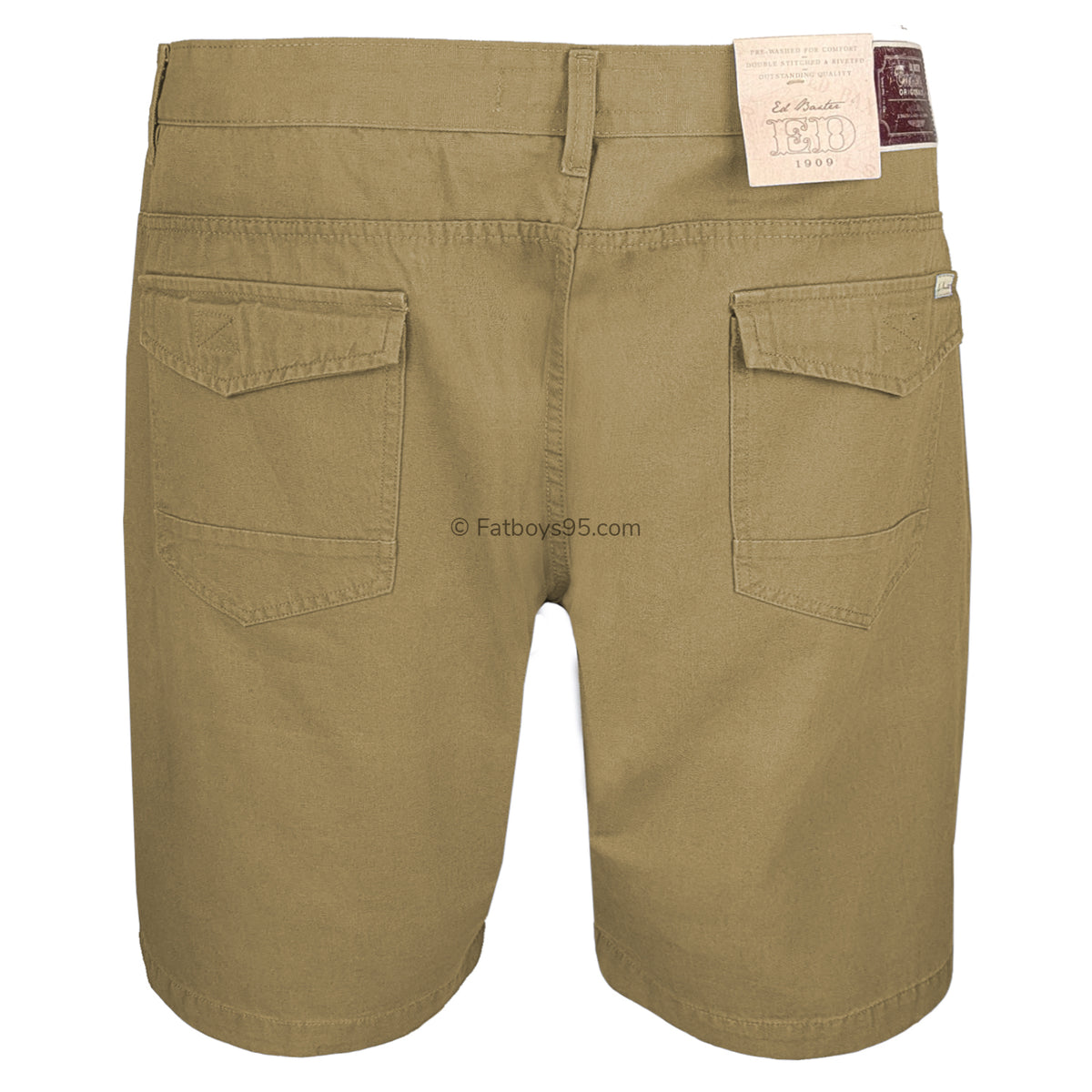 Ed Baxter Canvas Shorts - EB317 - Jose - Taupe 5