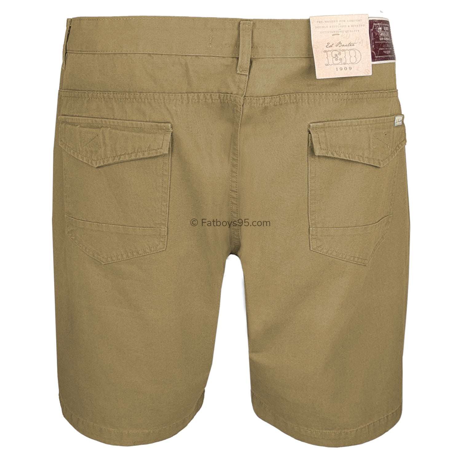 Ed Baxter Canvas Shorts - EB317 - Jose - Taupe 5