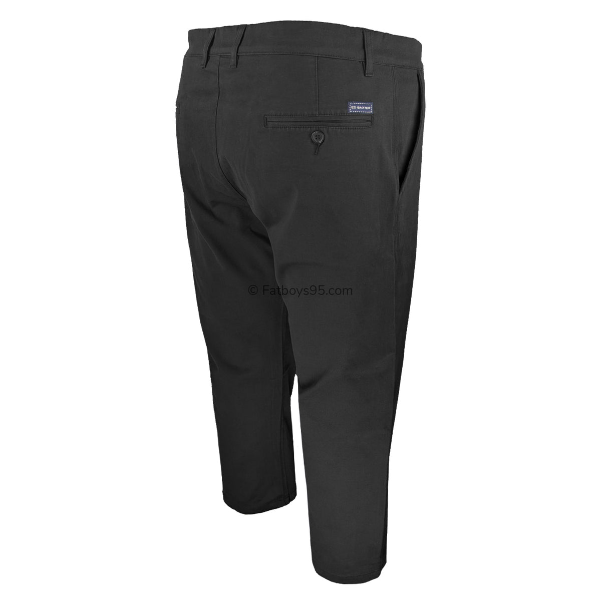 Ed Baxter Underbelly Stretch Chinos - EB441 - Black