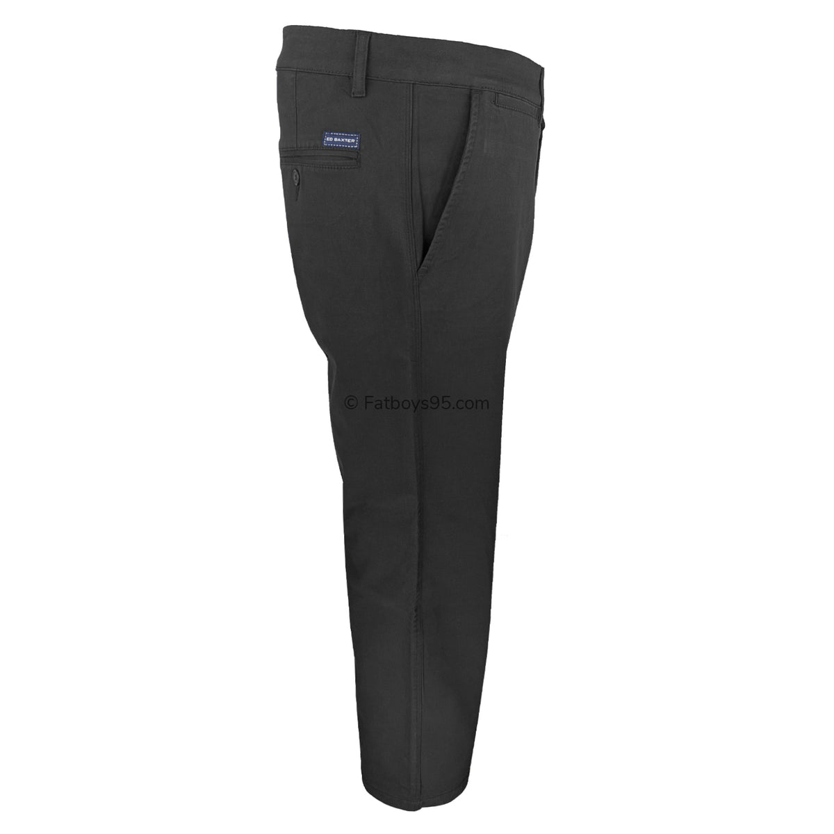 Ed Baxter Underbelly Stretch Chinos - EB441 - Black