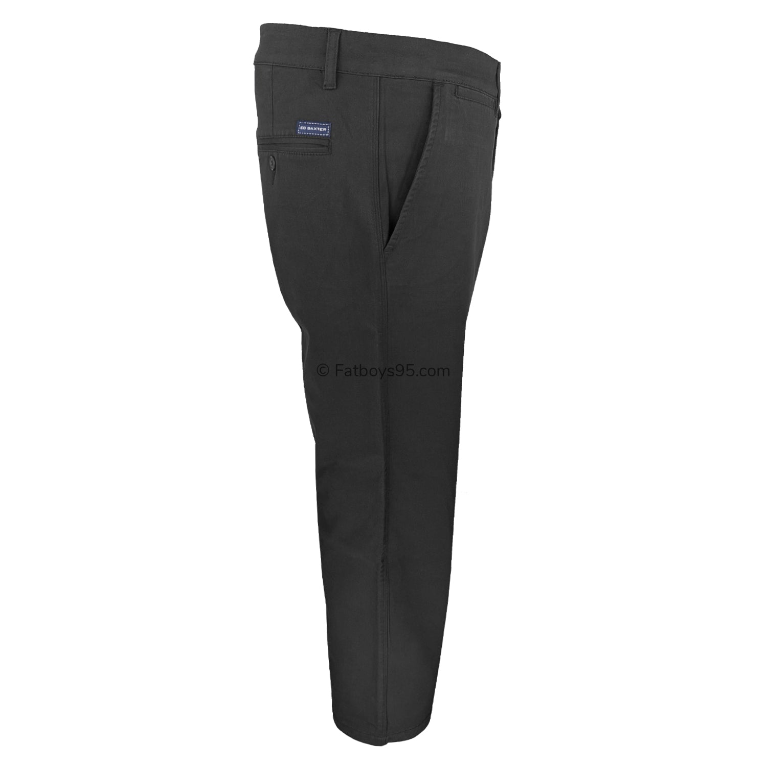 Ed Baxter Underbelly Stretch Chinos - EB441 - Black