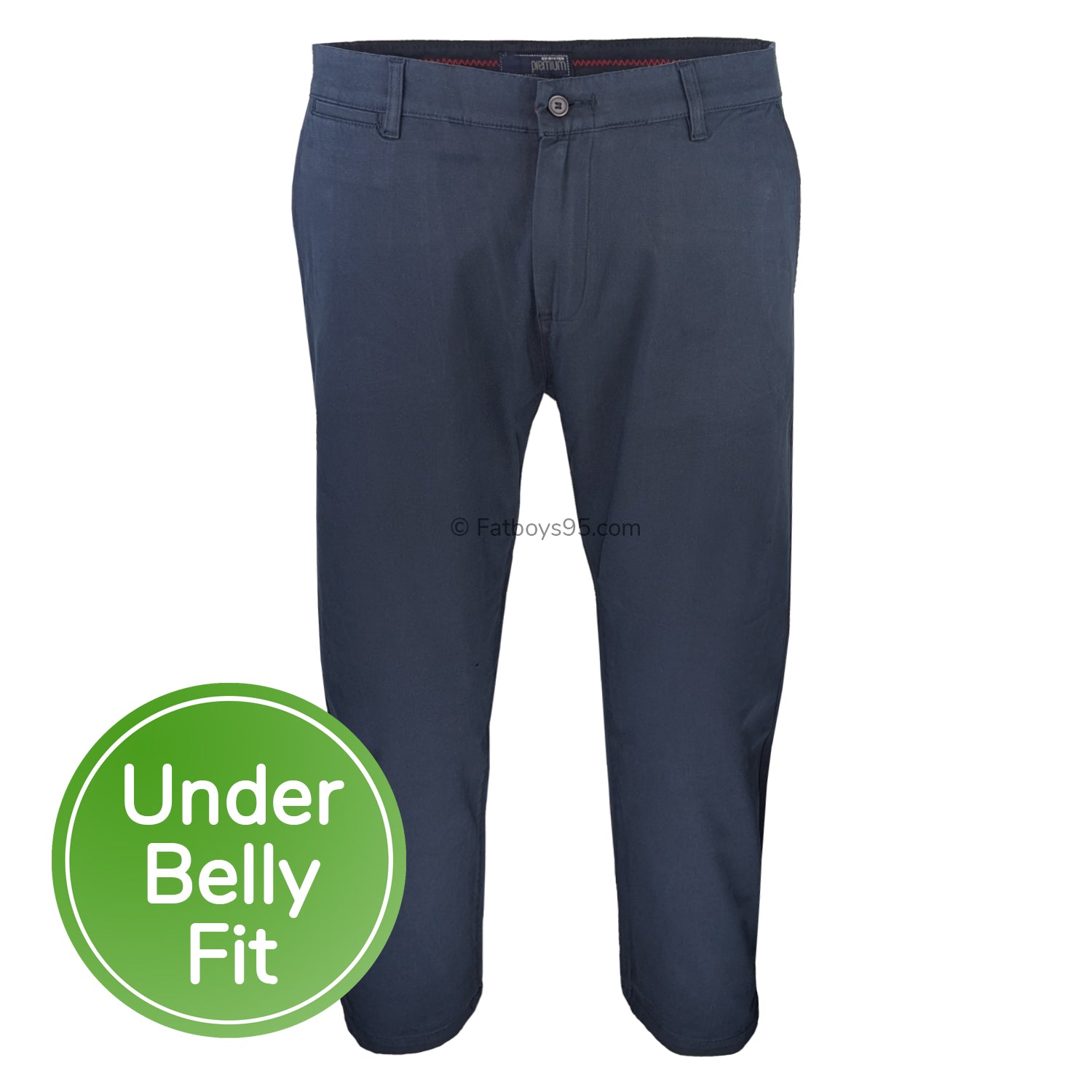 Ed Baxter Underbelly Stretch Chinos - EB441 - Navy