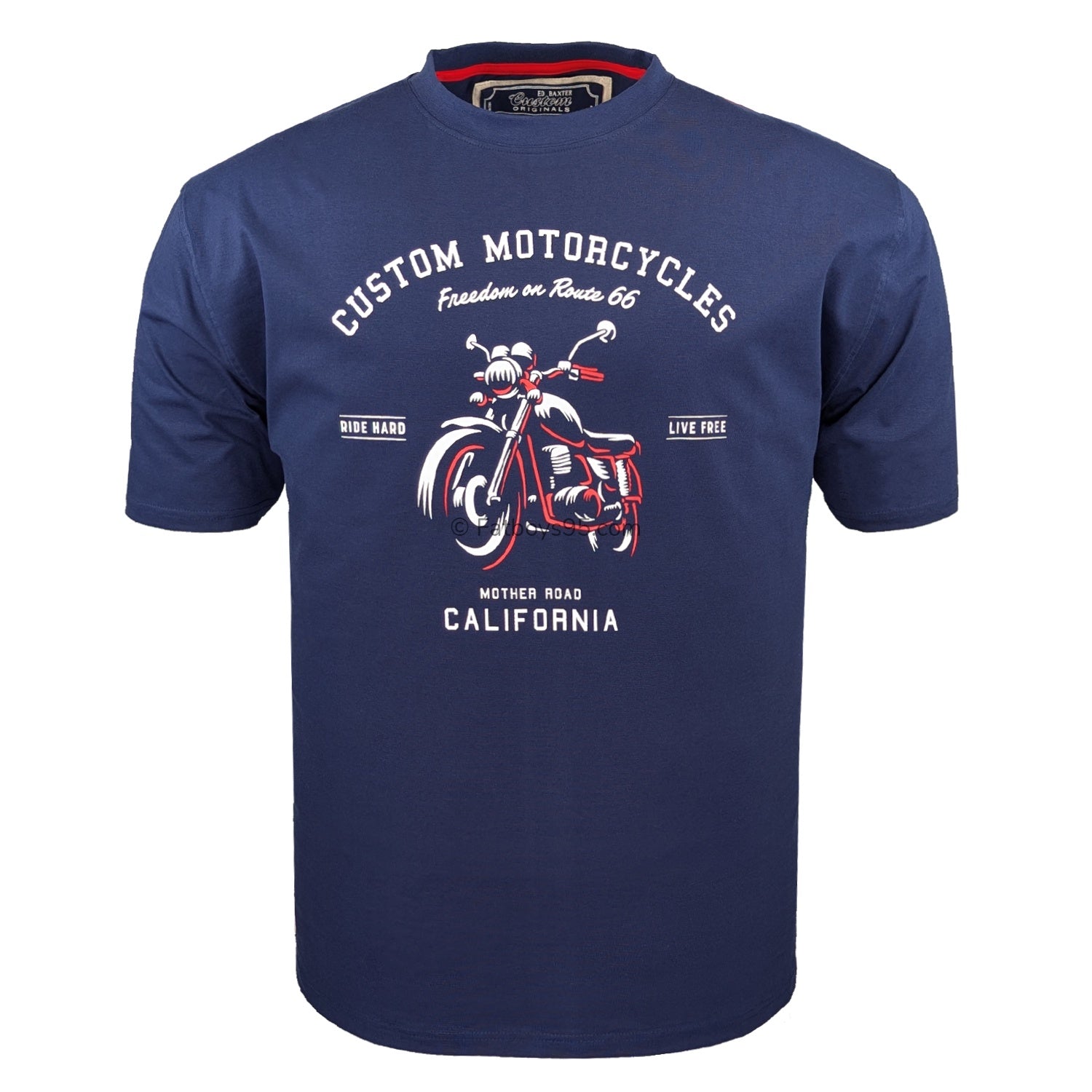 Ed Baxter Freedom T-Shirt - EB445 - Navy
