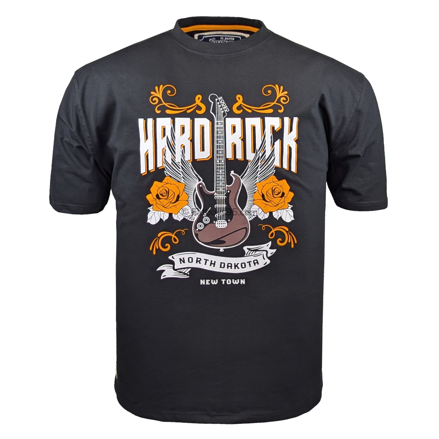 Ed Baxter Hard Rock T-Shirt - EB446 - Black 1