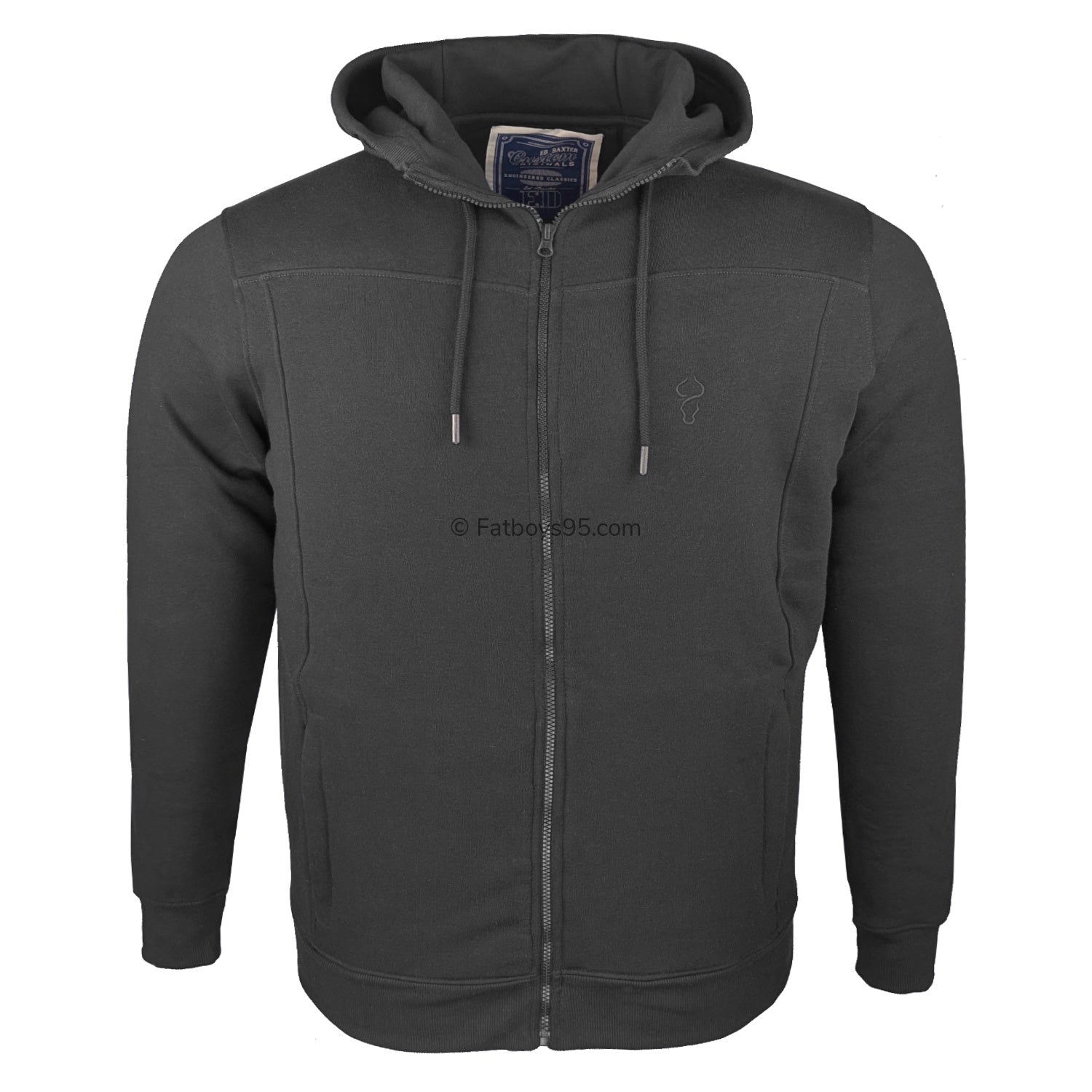 Ed Baxter Thick Hoody - EB458 (Mitchell) - Black