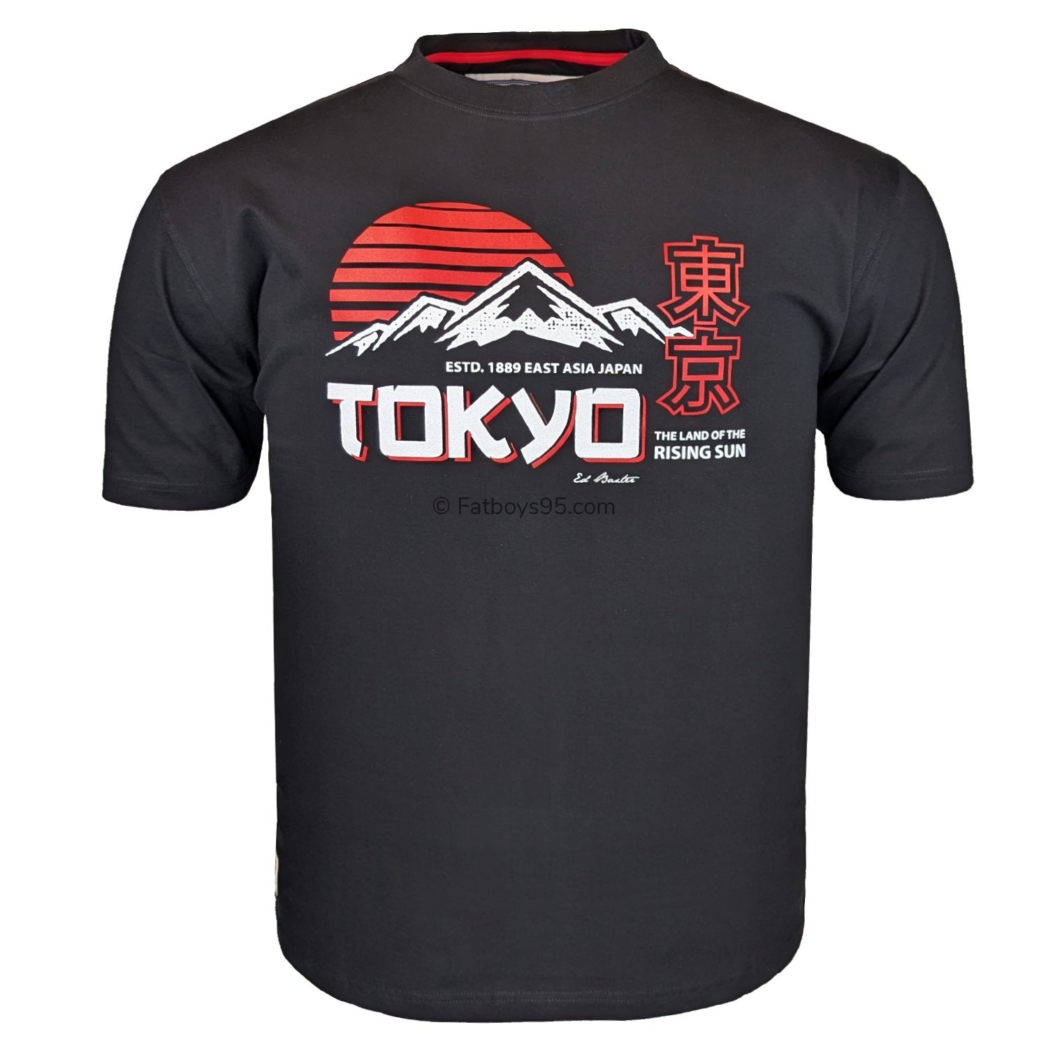 Ed Baxter Tokyo T-Shirt - EB473 - Black 1
