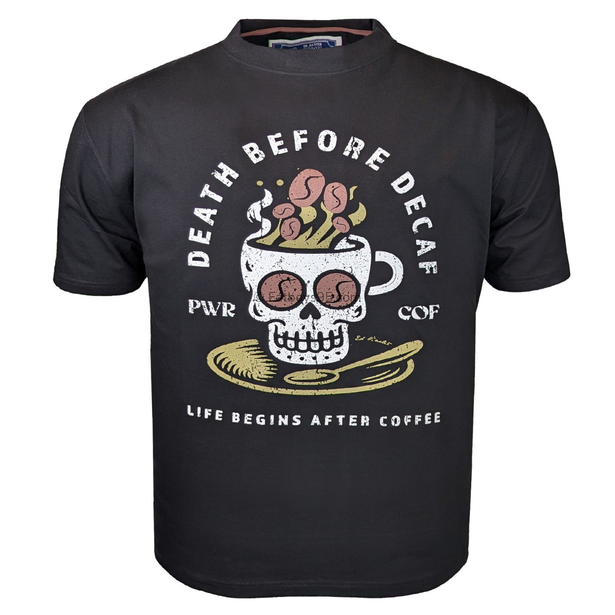 Ed Baxter Decaf T-Shirt - EB478 - Black 1