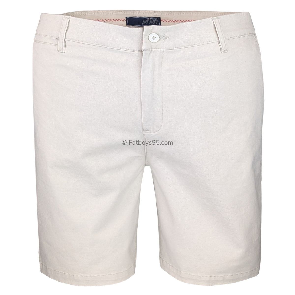 Ed Baxter Stretch Underbelly Shorts - EB479 - Brett - Cream 1
