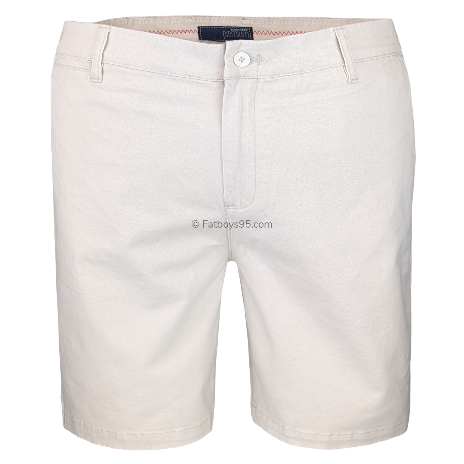 Ed Baxter Stretch Underbelly Shorts - EB479 - Brett - Cream 1