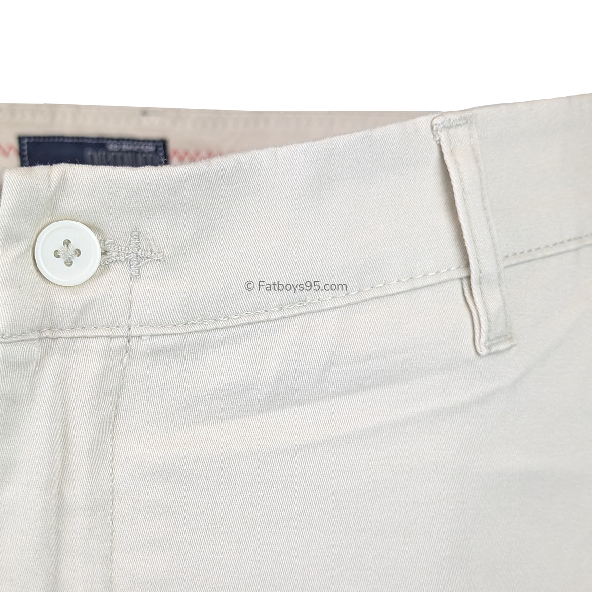 Ed Baxter Stretch Underbelly Shorts - EB479 - Brett - Cream 2