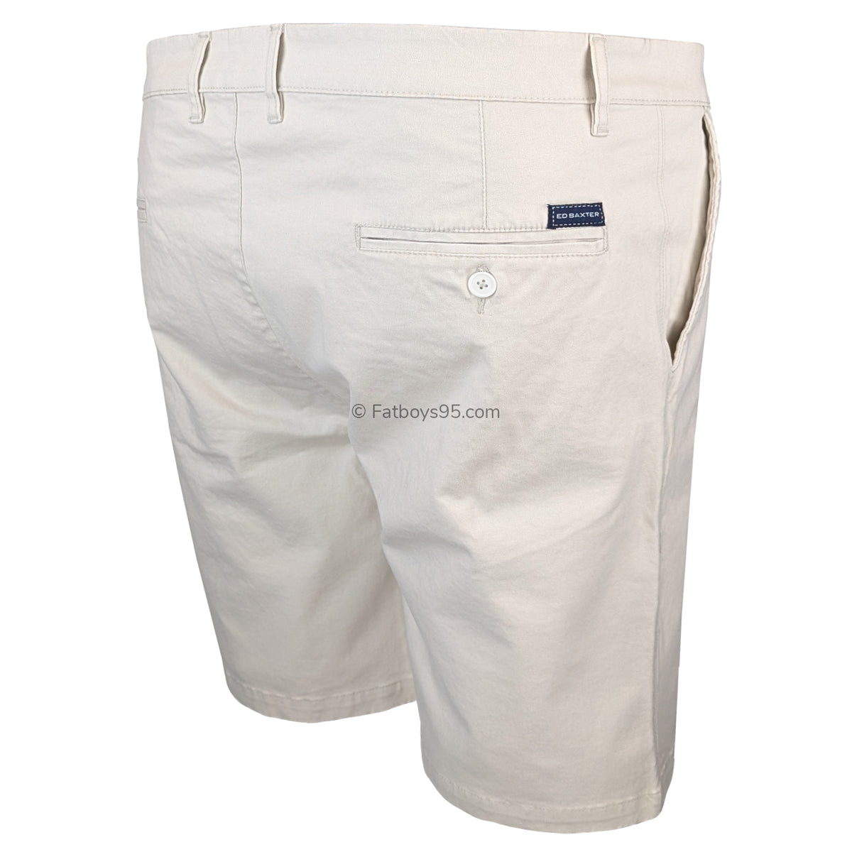 Ed Baxter Stretch Underbelly Shorts - EB479 - Brett - Cream 6