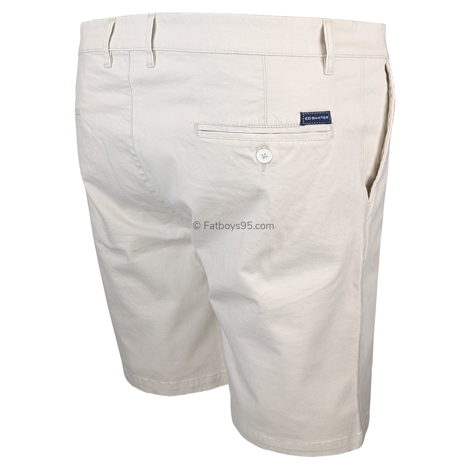 Ed Baxter Stretch Underbelly Shorts - EB479 - Brett - Cream 6