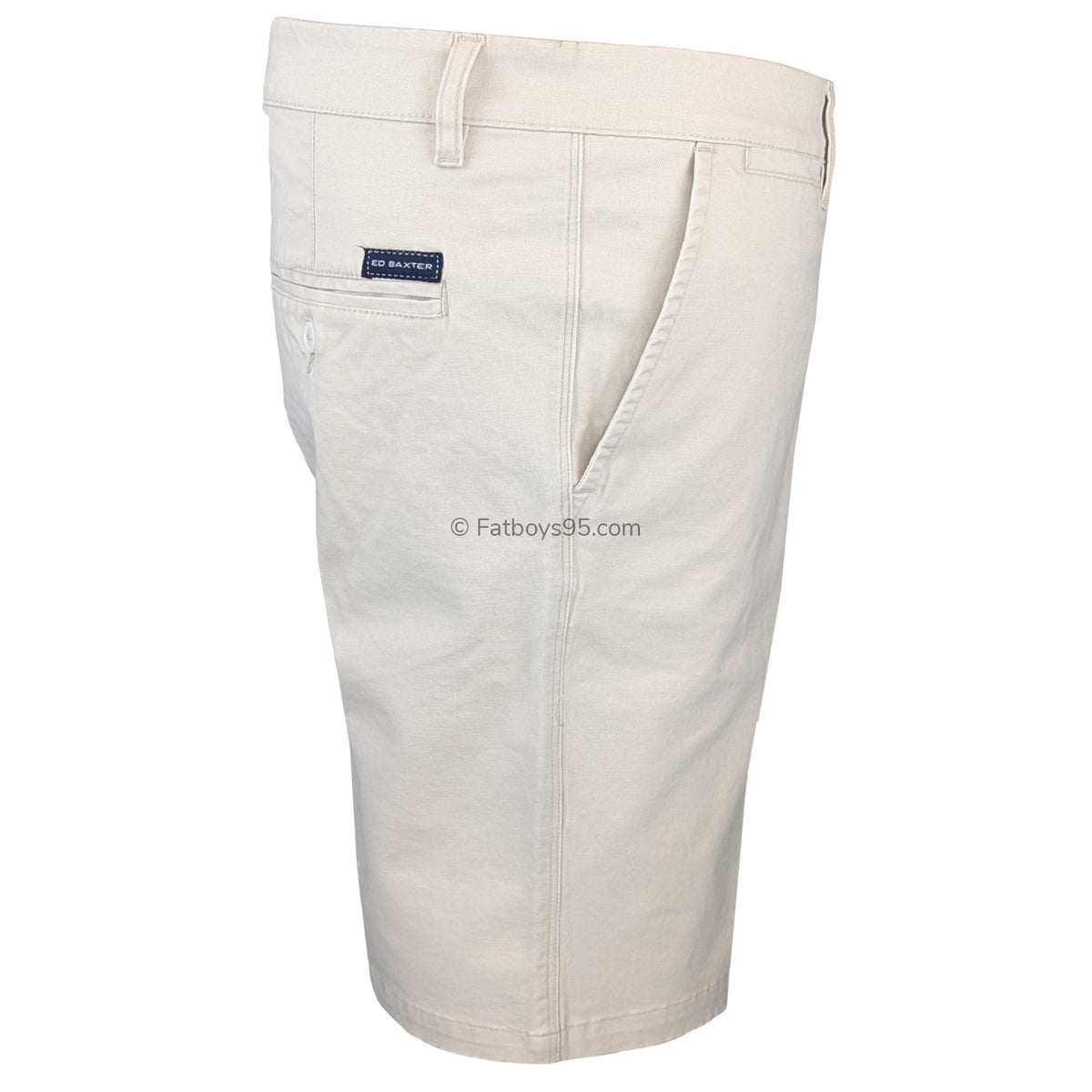 Ed Baxter Stretch Underbelly Shorts - EB479 - Brett - Cream 7